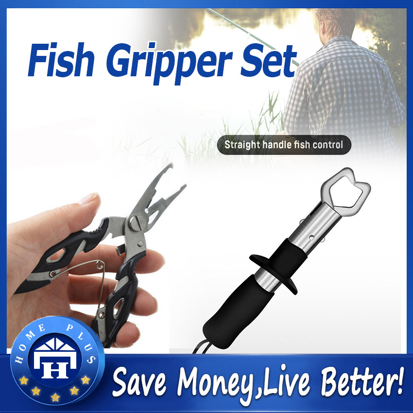 Local delivery】 Fish Grip&Plier Nipper Snip Fishing Lure Pincer