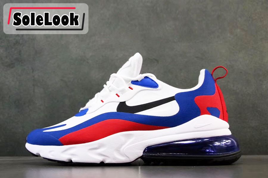 Nike Red White And Blue Air Max 270 React Sneakers Huge Deal Up To 80 Off Statehouse Gov Sl