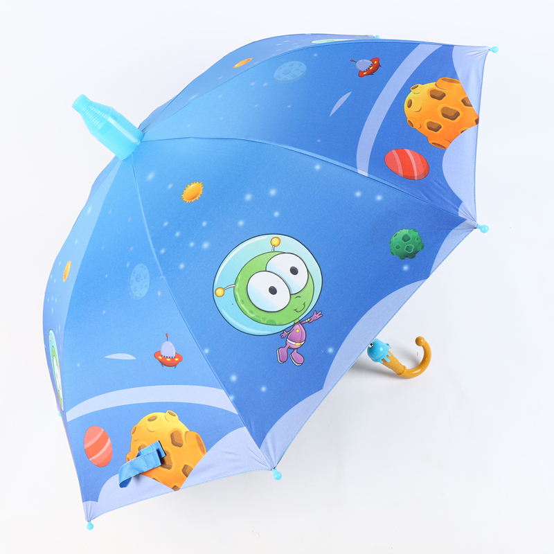 冰雪儿童雨伞女幼儿园小学生公主伞宝宝自动遮阳伞黑胶防晒晴雨伞