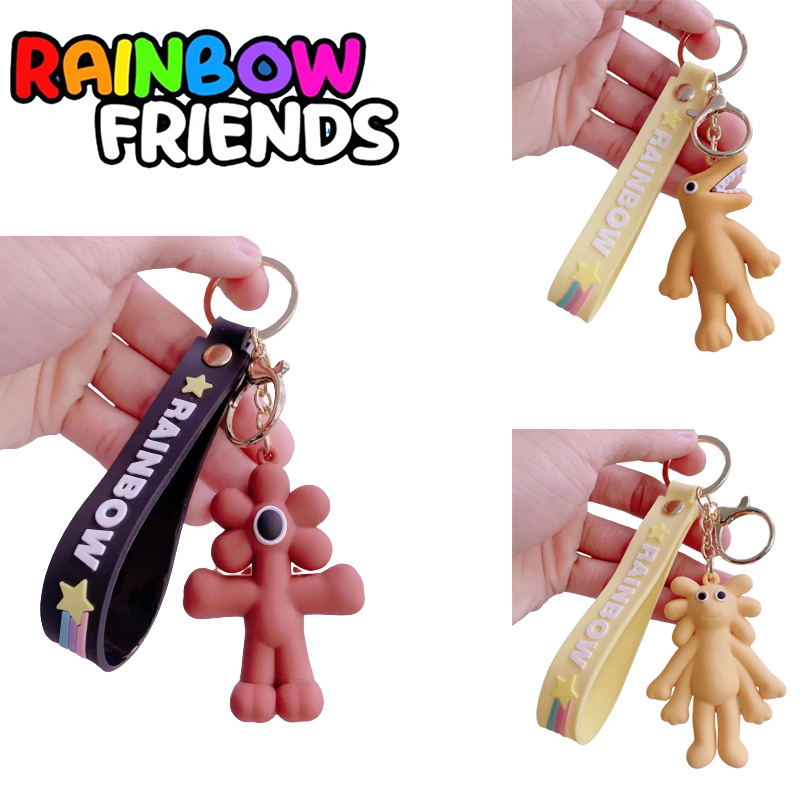 Green) Rainbow Roblox Friends Blue Pink Yellow Duck Keychain Bag Pendant  Kid Xmas Gift on OnBuy