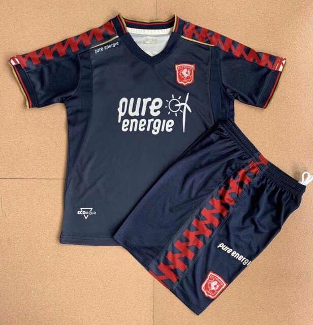 เด็กชุด FC Twente ชุดเด็กหญิงกีฬาเด็กเสื้อ + กางเกงขาสั้นชุดออกกำลังกายเปล่าชุดสร้อยเลือกใส่ได้หลายแบบ