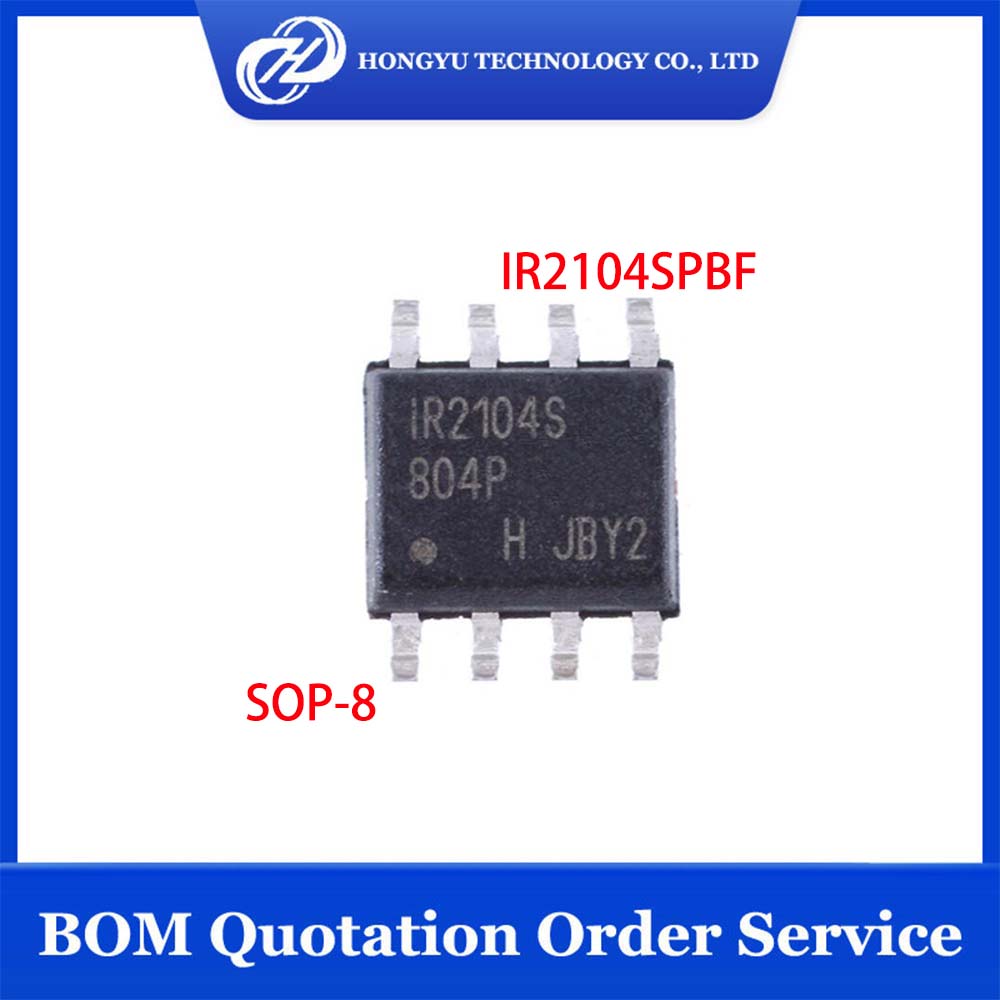 5 - 50 buah/lot ir2104spbf ir2104s 2104s ic gate drvr half-bridge sop-8 8soic ic chipset persediaan baru