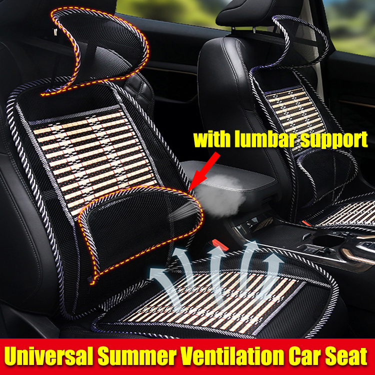 Universal Car Seat Lumbar Support, Mesh Ventilated Cushion Pad