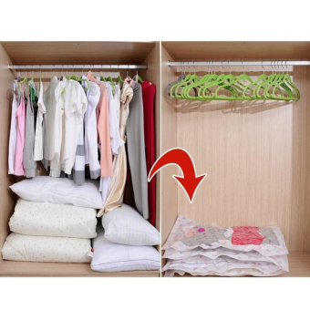 10pcs 70x50cm Compress Compression Saving Space Vacuum Seal StoragePlastic Bags For Clothes /Blankets /Pillows (Transparent) June 2018 - 2 10pcs 70x50cm Compress Compression Saving Space Vacuum Seal StoragePlastic Bags for Clothes /Blankets /Pillows (Transparent) - 2