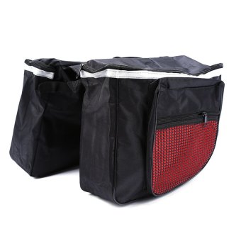 Waterproof Bike Rack Back Rear Seat Tail Bag Carrier Trunk Double Pannier Bag