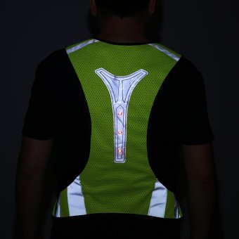 3 LED Lights Cycling Vest Outdoor Sports Running Reflective SafetyVest Gear High Visibility For Exercise Jogging Polyester (Yellow) -intl July 2018 - 5 3 LED Lights Cycling Vest Outdoor Sports Running Reflective SafetyVest Gear High Visibility For Exercise Jogging Polyester (Yellow) -intl - 5