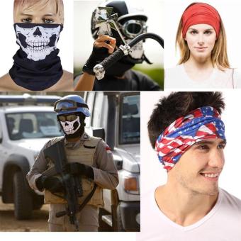 5-Pack Skull Face Masks Motorcycle Riding Bandana Headwear Scarf Outdoor Dustproof - Multifunctional,Seamless,Tublar,Thin - Intl June 2018 - 3 5-Pack Skull Face Masks Motorcycle Riding Bandana Headwear Scarf Outdoor Dustproof - Multifunctional,Seamless,Tublar,Thin - intl - 3
