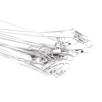 60 X Steel Fishing Lure Leader Wire Trace Fishing Wire Tool Set(Silver) - Intl June 2018 - 2 60 x Steel Fishing Lure Leader Wire Trace Fishing Wire Tool Set(Silver) - intl - 2