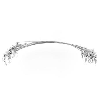 60 X Steel Fishing Lure Leader Wire Trace Fishing Wire Tool Set(Silver) - Intl June 2018 - 4 60 x Steel Fishing Lure Leader Wire Trace Fishing Wire Tool Set(Silver) - intl - 4