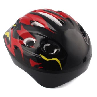7Pcs / Set Of Children's Protective Equipment Skating Bike Head Knee Elbow Pads (Black) - Intl April 2018 - 4 7Pcs / set of children's protective equipment skating bike head knee elbow pads (Black) - intl - 4