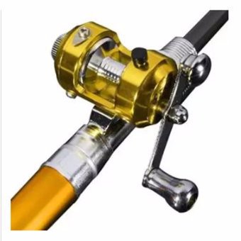 Aluminum Alloy Mini Portable Pocket Fishing Rod Pen With Fish Bait,Hooks And Fishing Nylon String (Gold) June 2018 - 2 Aluminum Alloy Mini Portable Pocket Fishing Rod Pen with Fish Bait,Hooks and Fishing Nylon String (Gold) - 2