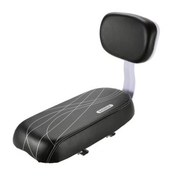 Bicycle Back Seat Cycling Bike Bicycle MTB PU Leather Soft Cushion Rear Rack Seat Children Seat With Back Rest - Intl June 2018 - 5 Bicycle Back Seat Cycling Bike Bicycle MTB PU Leather Soft Cushion Rear Rack Seat Children Seat with Back Rest - intl - 5