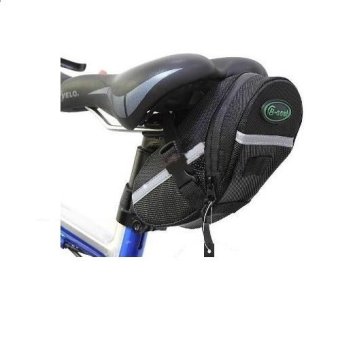 Bicycle Waterproof Saddle Under Seat Stash Bike Tail Bag Acessories #0089 (Black) June 2018 - 2 Bicycle Waterproof Saddle Under Seat Stash Bike Tail Bag Acessories #0089 (Black) - 2
