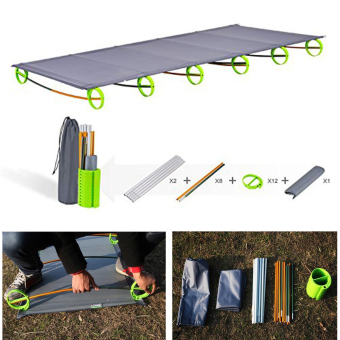 BRS Outdoor Ultralight Folding Portable Aluminium Alloy CotsCamping Bed June 2018 - 2 BRS Outdoor Ultralight Folding Portable Aluminium alloy CotsCamping Bed - 2