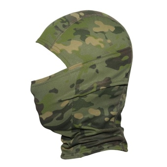 Camouflage Hood Ninja Outdoor Cycling Motorcycle Hunting Military Tactical Helmet Liner Gear Full Face Mask (Jungle Camouflage) - Intl June 2018 - 4 Camouflage Hood Ninja Outdoor Cycling Motorcycle Hunting Military Tactical Helmet Liner Gear Full Face Mask (Jungle Camouflage) - intl - 4