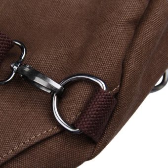 Chic Canvas Man Backpack Rucksack Travel Outdoor Bag Duffle LargeCoffee June 2018 - 5 Chic Canvas Man Backpack Rucksack Travel Outdoor Bag Duffle LargeCoffee - 5
