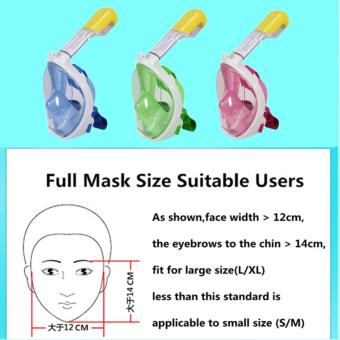 Easy Breath Full Dry Diving Full Face Mask Swimming Goggles For Gopro Camera L/XL June 2018 - 3 Easy Breath Full Dry Diving Full Face Mask Swimming Goggles for Gopro Camera L/XL - 3