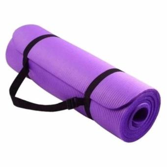 Extra Thick High Density Anti-Tear Exercise Yoga Mat With Carrying Strap 10mm June 2018 - 3 Extra Thick High Density Anti-Tear Exercise Yoga Mat with Carrying Strap 10mm - 3