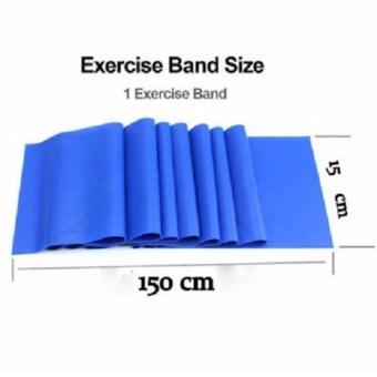 Fitness Equipment Elastic Exercise Resistance Bands Workout PullStretch Band Sports Gym Yoga Pilates Bodybuilding Tools 150cm X15cm (yellow) June 2018 - 4 Fitness Equipment Elastic Exercise Resistance Bands Workout PullStretch Band Sports Gym Yoga Pilates Bodybuilding Tools 150cm x15cm (yellow) - 4