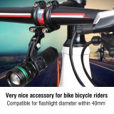 GUB Stable Bike Bicycle Flashlight Holder Bike Torch Mount Bracket Clip Clamp Accessory - Intl September 2018 - 2 GUB Stable Bike Bicycle Flashlight Holder Bike Torch Mount Bracket Clip Clamp Accessory - intl - 2