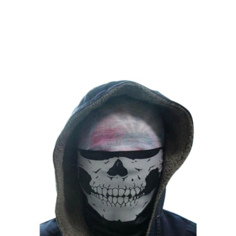 Kinglan Skull Bandana Face Mask For Motorcycle (Black) - Intl May 2018 - 2 Kinglan Skull Bandana Face Mask for Motorcycle (Black) - intl - 2