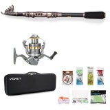 Lixada Telescopic Fishing Rod And Reel Combo Full Kit Spinning Fishing Reel Gear Organizer Pole Set With 100M Fishing Line Lures Hooks And Fishing Carrier Bag Case Fishing Accessories - Intl August 2018 - 5 Lixada Telescopic Fishing Rod and Reel Combo Full Kit Spinning Fishing Reel Gear Organizer Pole Set with 100M Fishing Line Lures Hooks and Fishing Carrier Bag Case Fishing Accessories - intl - 5