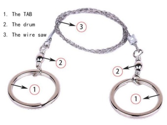 Meking Hiking Camping Stainless Survival Gear Steel Wire SawsTravel - Intl June 2018 - 5 Meking Hiking Camping Stainless Survival Gear Steel Wire SawsTravel - intl - 5