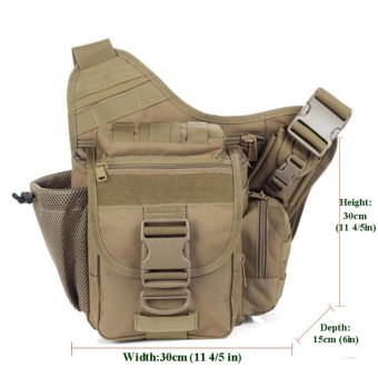 Multi-functional Molle Tactical Military Messenger Shoulder SLR Camera Bag Pack For Hiking Camping Trekking Cycling - Intl June 2018 - 3 Multi-functional Molle Tactical Military Messenger Shoulder SLR Camera Bag Pack for Hiking Camping Trekking Cycling - intl - 3