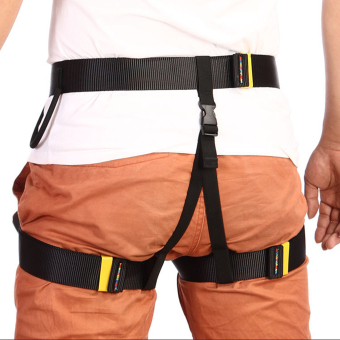 Outdoor Rappelling Climbing Harness Seat Safety Sitting Bust Belt (Black) April 2018 - 3 Outdoor Rappelling Climbing Harness Seat Safety Sitting Bust Belt (Black) - 3