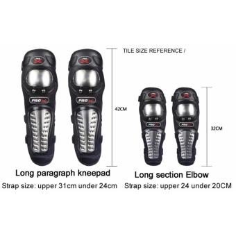 PRO X Motor Cross Alloy Protective 4 Pcs Motorcycle Knee Pad Andelbow Pad April 2018 - 2 PRO X Motor cross Alloy Protective 4 pcs motorcycle knee pad andelbow pad - 2