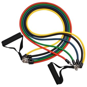 Resistance Bands For Yoga Abs Pilates Exercise Workout 11-Piece Set June 2018 - 2 Resistance Bands for Yoga Abs Pilates Exercise Workout 11-Piece Set - 2