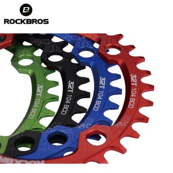 ROCKBROS 32T/34T/36T/38T Crankset MTB Bike Bicycle Parts Oval RoundBicycle Bike Crank & Chainwheel 104BCD Wide NarrowChainring(34T Oval Blue) - Intl April 2018 - 3 ROCKBROS 32T/34T/36T/38T Crankset MTB Bike Bicycle Parts Oval RoundBicycle Bike Crank & Chainwheel 104BCD Wide NarrowChainring(34T Oval Blue) - intl - 3
