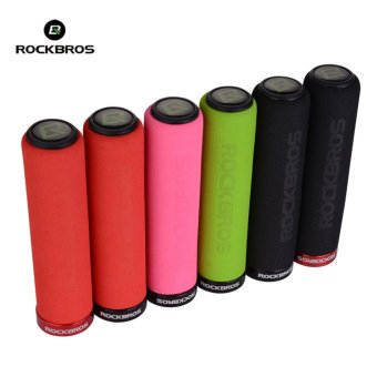 Rockbros Cycling Grips Mountain Road Bicycle Handle Grip Bike LockSilicone Sponge Handlebar Soft Ultraight Grips Anti-skidShock-absorbing Two Styles(BT1001 Red) - Intl June 2018 - 3 Rockbros Cycling Grips Mountain Road Bicycle Handle Grip Bike LockSilicone Sponge Handlebar Soft Ultraight Grips Anti-skidShock-absorbing Two Styles(BT1001 Red) - intl - 3