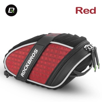 RockBros Quick Install Cycling Back Seat Saddle Bag Rainproof BikeBag Reflective Stripe MTB Mountain Road Pouch Bicycle Accessories 4Colors - Intl April 2018 - 2 RockBros Quick Install Cycling Back Seat Saddle Bag Rainproof BikeBag Reflective Stripe MTB Mountain Road Pouch Bicycle Accessories 4Colors - intl - 2