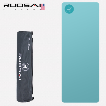 Ruosai Natural Rubber Professional Widened Slip Blanket Yoga Mat