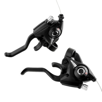 SHIMANO Bike Brake Shifters Set Brake Levers /& Shift Levers ST-EF51-7 3x7S