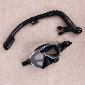 Silicone Diving Mask Anti-Fog Goggles Glasses + Snorkel BreathingTube Set - Intl April 2018 - 3 Silicone Diving Mask Anti-Fog Goggles Glasses + Snorkel BreathingTube Set - intl - 3