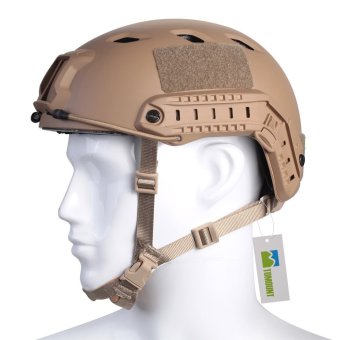 TOMOUNT Tactical Protective Helmet For Airsoft Paintball Combat ABS Metal (Brown)- Intl June 2018 - 3 TOMOUNT Tactical Protective Helmet for Airsoft Paintball Combat ABS Metal (Brown)- Intl - 3