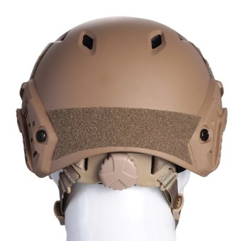 TOMOUNT Tactical Protective Helmet For Airsoft Paintball Combat ABS Metal (Brown)- Intl June 2018 - 4 TOMOUNT Tactical Protective Helmet for Airsoft Paintball Combat ABS Metal (Brown)- Intl - 4