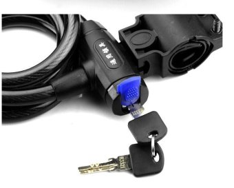 TONYON Anti-theft Steel Cable Bike Motorcycle Lock #0149 (Black) June 2018 - 3 TONYON Anti-theft Steel Cable Bike Motorcycle Lock #0149 (Black) - 3