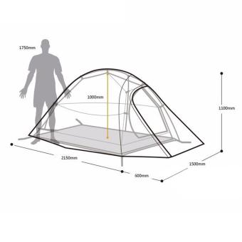 Ultralight Naturehike Fabric 2 Person Double Layers Aluminum RodTent - Intl June 2018 - 5 Ultralight Naturehike Fabric 2 Person Double Layers Aluminum RodTent - intl - 5