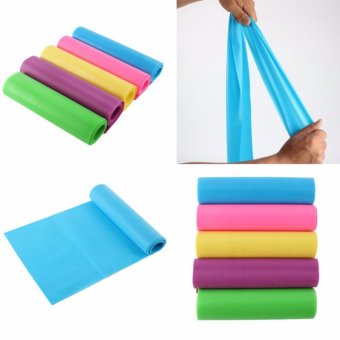 Yoga Rubber Stretch Resistance Exercise Workout Fitness Band(YellwGreen) June 2018 - 4 Yoga Rubber Stretch Resistance Exercise Workout Fitness Band(YellwGreen) - 4