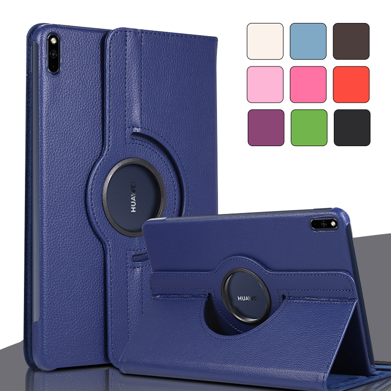 สำหรับ Huawei MatePad 10.4 2020 BAH3-W09 AL00 MatePad Pro 10.8นิ้ว360 ° หมุน Tablet Smart Case หนังพียูบาง Funda กันกระแทก