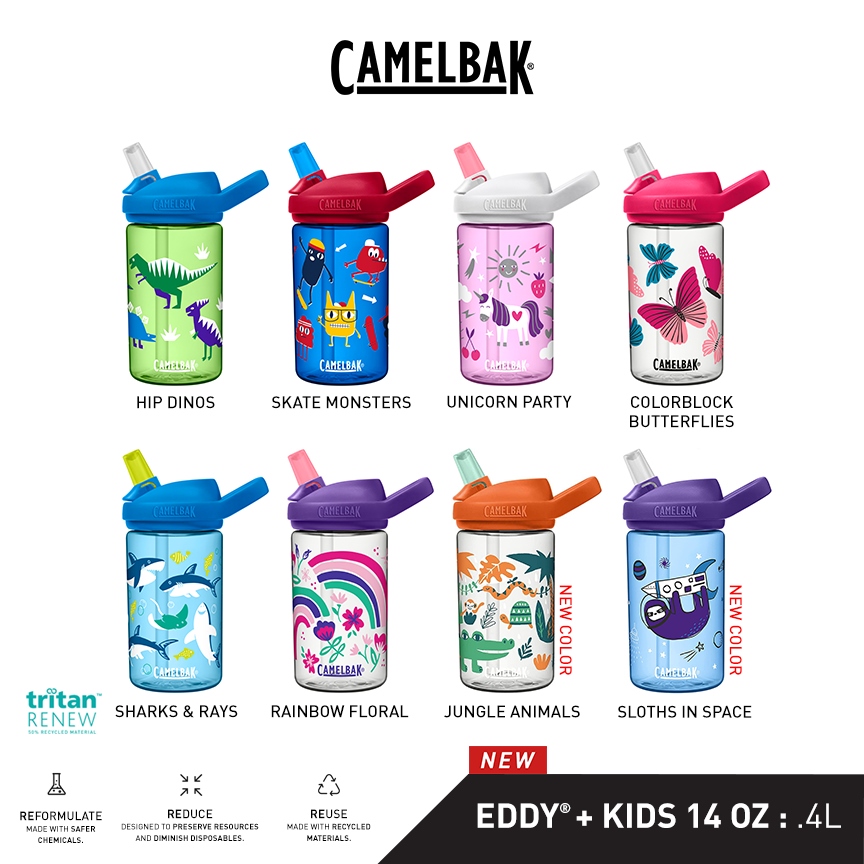 CamelBak Eddy+ Kids 14oz Party Animals