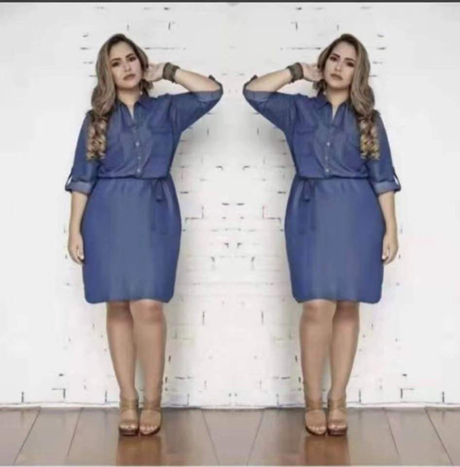 lazada denim dress