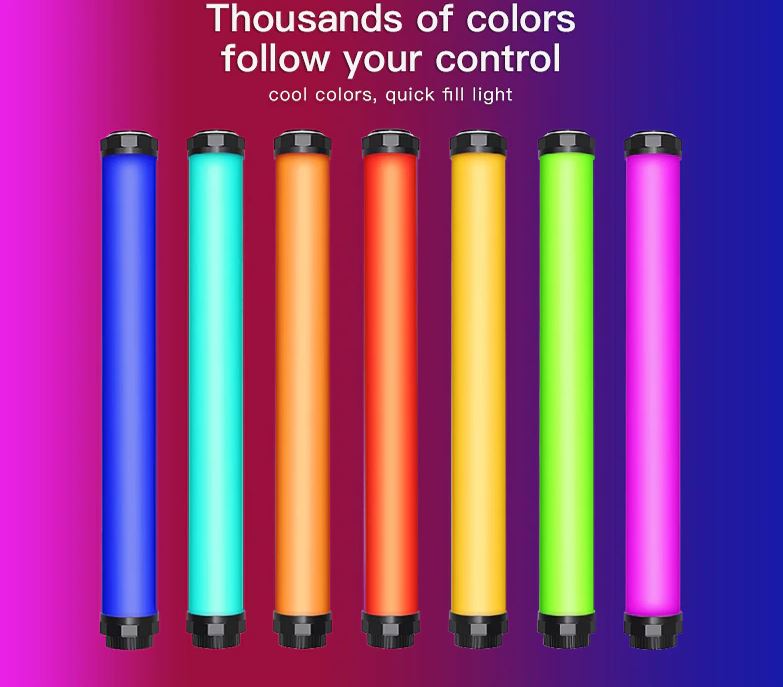 thumbnail image 2 of LUXCEO P120 RGB LED Video Light Wand – 120cm, IP68 Waterproof, CRI 95+, App Control 2 of 6