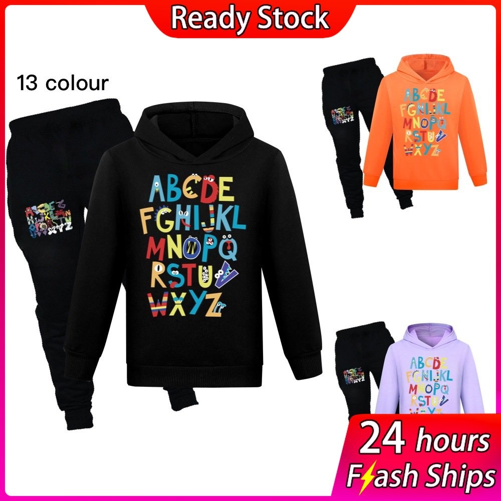 Alphabet Lore Hoodie for Boys Girls Kids Pullover LongSleeveSweatshirt Fit  3-13Y