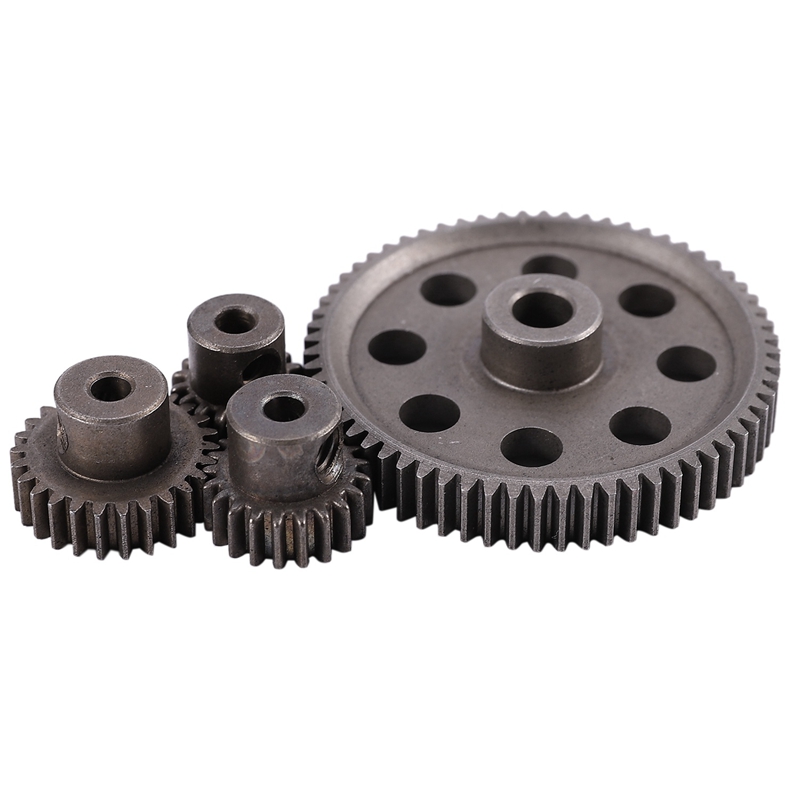 Diff differential main metal spur gear 64t 17t 21t 26t motor gear rc car part for hsp 1/10 rc car truck 94111