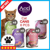 Aozi Organic Cat Food in can 430g Set of 6