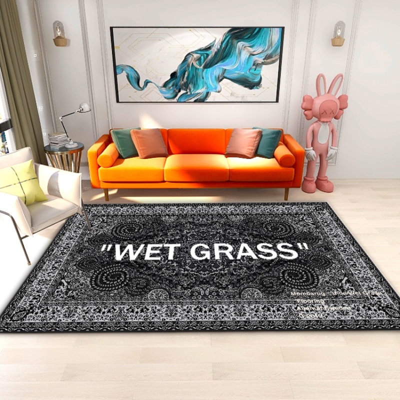 Carpet Wet Grass Rug Living Room Decoration Bedroom Bedside Bay Window Area  Rugs Sofa Floor Mat - Temu